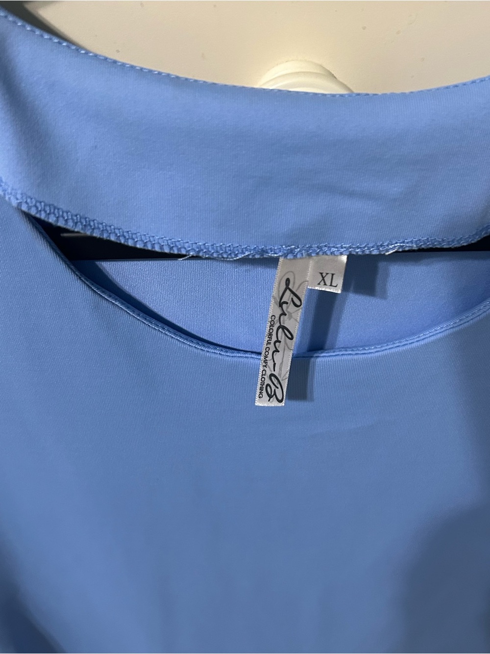 Lulu-B Light Blue Sleeveless Tank Top - Picture 3 of 3